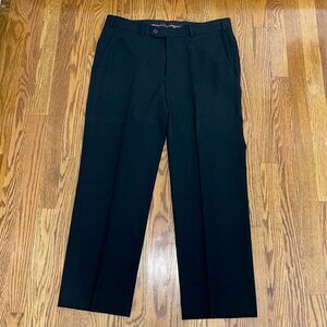 Hiltl COMO black Flat Front Dress Pants. Size 50/US34.